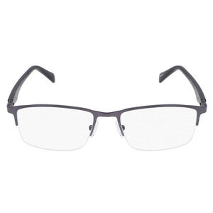 SERAFINA GEORGIO GUNMETAL EYEGLASSES FRAMES 55-18-145 OPTICAL RX